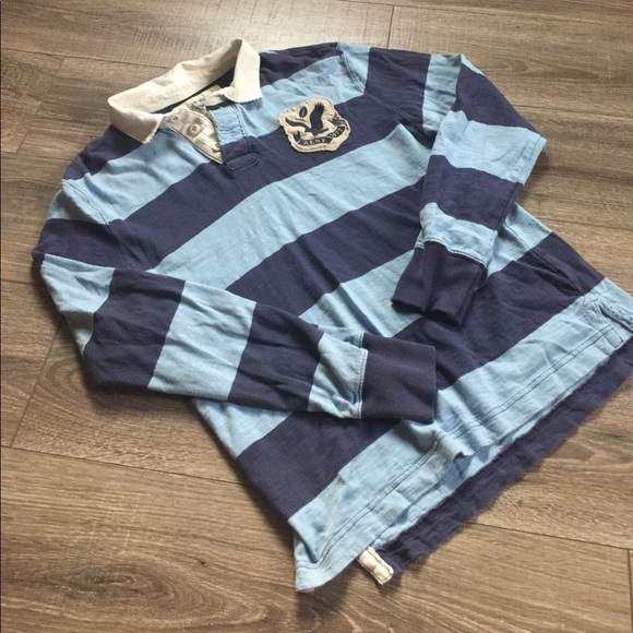 American Eagle Outfitters Other - AEO AMERICAN EAGLE Rugby Polo Sweatshirt Shirt